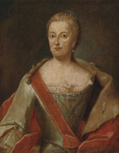 Maria Anna von Sachsen von Workshop of Georg Desmarées